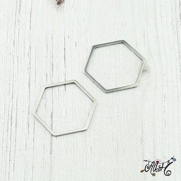 Orvosi fém összekötő elem, köztes - hatszög