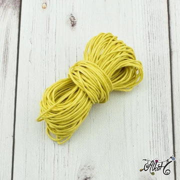 Viaszolt szál okkersárga, 1 mm (5,5méter)
