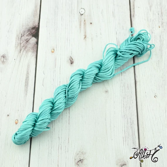 türkizkék 1mm-es zsinór